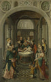 Panel of a retable with Circumcision of Christ on the back Resurrection of Christ - Master of Alkmaar — artwork view
