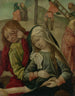 The Virgin and Saint John weeping over the body of Christ, fragment of a Lamentation of Christ - Master of Delft — artwork view