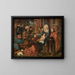 L'Adoration of the Magi - Master of Frankfurt — framed artwork on a wall