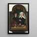 The Painter and His Wife - Master of Frankfurt — framed artwork on a wall