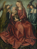 The Virgin and Child between Two Angels - Master of Frankfurt — artwork view