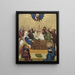 Death of the Virgin - Master of Heiligenkreuz — framed artwork on a wall