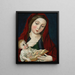 The Virgin and Child - Master of Osma — framed artwork on a wall