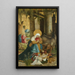 The Nativity - Master of Pulkau — framed artwork on a wall