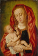 Virgin and Child with a Dragonfly - Master of Saint Gilles — artwork view