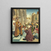 "Épisodes de la vie d'un saint évêque" - Master of Saint Gilles and Assistant — framed artwork on a wall