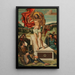 The Resurrection of Christ - Master of San Ildefonso — framed artwork on a wall