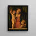 Madonna - Master of Serumido — framed artwork on a wall