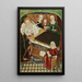 Nativity of the Virgin - Master of Villalobos — framed artwork on a wall