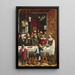Les Noces de Cana - Maître des Rois Catholiques — framed artwork on a wall