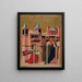 Annunciation - Master of the Madonna Cini — framed artwork on a wall