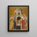 Presentation of Jesus at the Temple - Master of the Madonna Cini — framed artwork on a wall