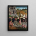 The Martyrdom of Saint Lucy - Master of the Deposition Figdor — framed artwork on a wall