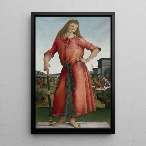 Joseph of Egypt - Master of the Legend of Griselda — framed artwork on a wall