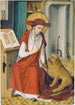 Saint Jerome in his study with the lion - Master of the Book of House — artwork view