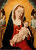 Virgin and Child with Two Angels - Master of the Legend of Saint Ursula — artwork view