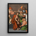 Crown of Thorns - Master of the Pflock Altarpiece — framed artwork on a wall
