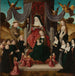 Virgin and Child with Saint Anne and Saints Francis and Lidwina with the donors Anna Selbdritt - Master of Saint John panels — artwork view