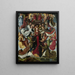 Marie Reine du Ciel - Master of the Legend of Saint Lucy — framed artwork on a wall