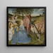The Rest During the Flight - Master of the Virgin of Covarrubias — framed artwork on a wall