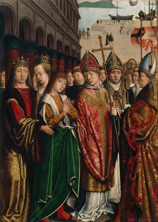 Master of the Youth of Saint Rumbold - Saint Rumbold Taking Leave of his Parents.webp