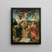 Calvaire - Master of the Adoration von Groote — framed artwork on a wall