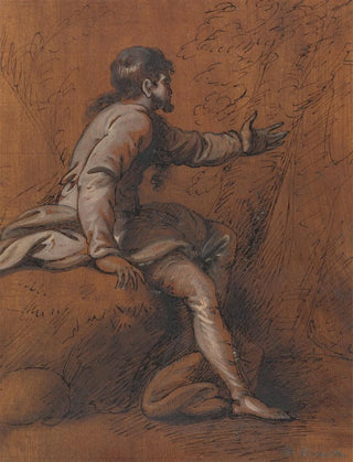 Mather Brown - Man Seated on a Rock.webp