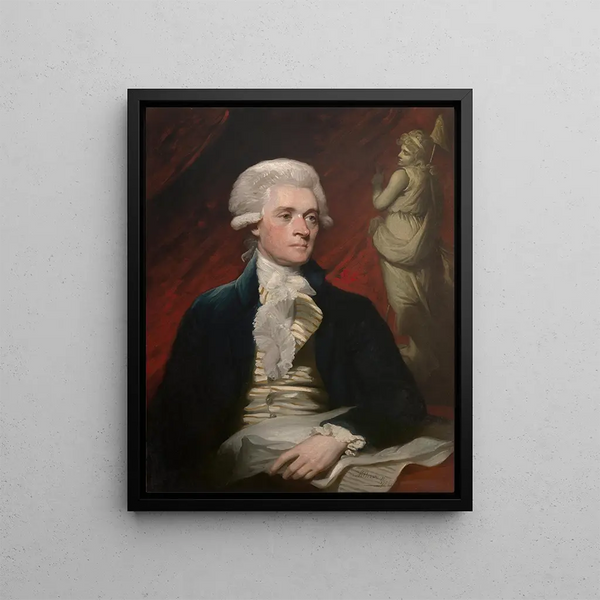Thomas Jefferson - Mather Brown — framed artwork on a wall
