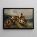 Pater Joachim Haspinger among the Fighting Peasants - Mathias Artaria — framed artwork on a wall