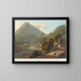 Villa - Mathias Gabriel Lory — framed artwork on a wall