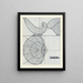 Conception of a salt shaker - Mathieu Lauweriks — framed artwork on a wall