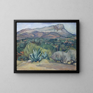 Landscape of Provence - Mathilde Battenberg — framed artwork on a wall