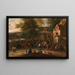 Le jeu de boules - Mathys Schoevaerdts — framed artwork on a wall
