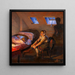 Morning Painting - Fritz Syberg — framed artwork on a wall
