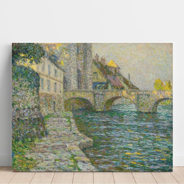 Reproduction of the painting Morning Gray Painting, Moret - Henri Le Sidaner