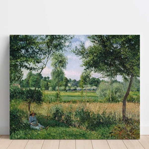 Reproduction of the painting Morning painting, sunlight effect, Éragny - Camille Pissarro