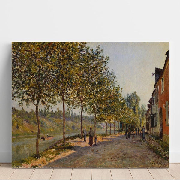 Reproduction of the painting Morning in June at Saint-Mammès - Alfred Sisley