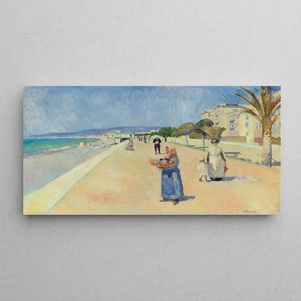 Reproduction of the painting Morning on the Promenade des Anglais - Edvard Munch