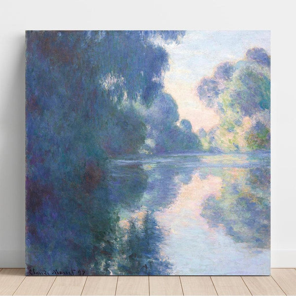 Reproduction of the painting Morning on the Seine - Claude Monet