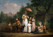 a Noble Family Distributing Alms in a Park - Mattheus Ignatius van Bree — artwork view