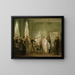 An unidentified historical subject - Mattheus Ignatius van Bree — framed artwork on a wall
