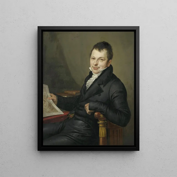 Johannes Hermanus Molkenboer 1773-1834 Art collector - Mattheus Ignatius van Bree — framed artwork on a wall