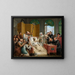 The Death of Peter Paul Rubens - Mattheus Ignatius van Bree — framed artwork on a wall