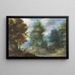 Hunting with hounds - Mattheus Molanus — framed artwork on a wall