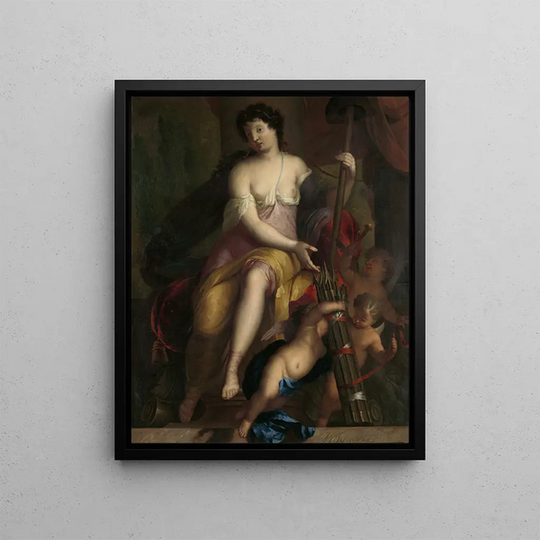 Allégorie de la liberté - Mattheus Terwesten — framed artwork on a wall