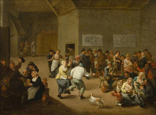 Amusement at the Inn - Mattheus van Helmont — artwork view