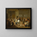 Amusement at the Inn - Mattheus van Helmont — framed artwork on a wall