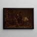 Scene in a Tavern - Mattheus van Helmont — framed artwork on a wall