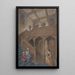 Conception pour un escalier de style jacobéen (recto) Élément architectural - Matthew Digby Wyatt — framed artwork on a wall