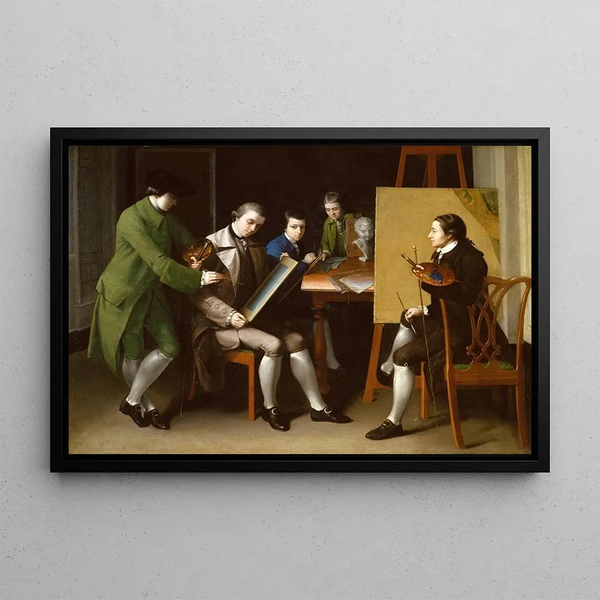 L'American School - Matthew Pratt — framed artwork on a wall